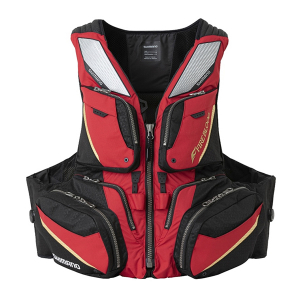 Жилет спасательно-разгрузочный Shimano VF-110V Limited Pro B.Красный XL